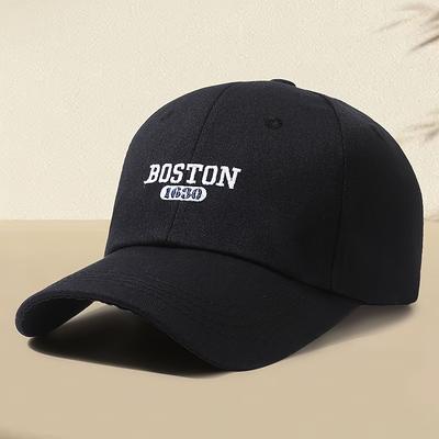 Embroidered Letter Baseball Cap For Women & Men - Lightweight & Breathable Sun Protection For Daily Wear