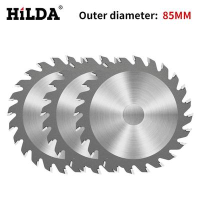 TCT Alloy 24-Teeth Circular Saw Blade for Mini Electric Woodworking, 85x10mm