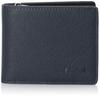 Admiral Men's Business Bifold Wallet with L-Shaped Zipper and Coin Purse, Compact and Lightweight, ADLI-01 (Navy)