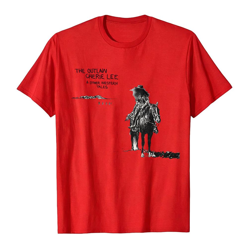 Shaboozey The Outlaw Cherie Lee & Other Western Tales Merch Short Sleeve Cotton Soft T-shirt Unisex Streetwear Graphic Print Tee