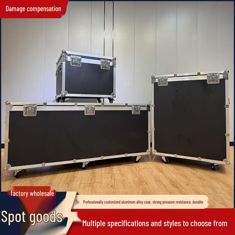 Customized Aluminum Alloy Shockproof Flight Case - Compression-Resistant Instrument Tool Box Trolley