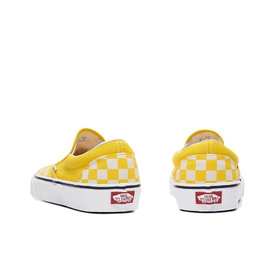 Vans Classic Slip-On 'Checkerboard - Cyber Yellow' VN0A33TB42Z