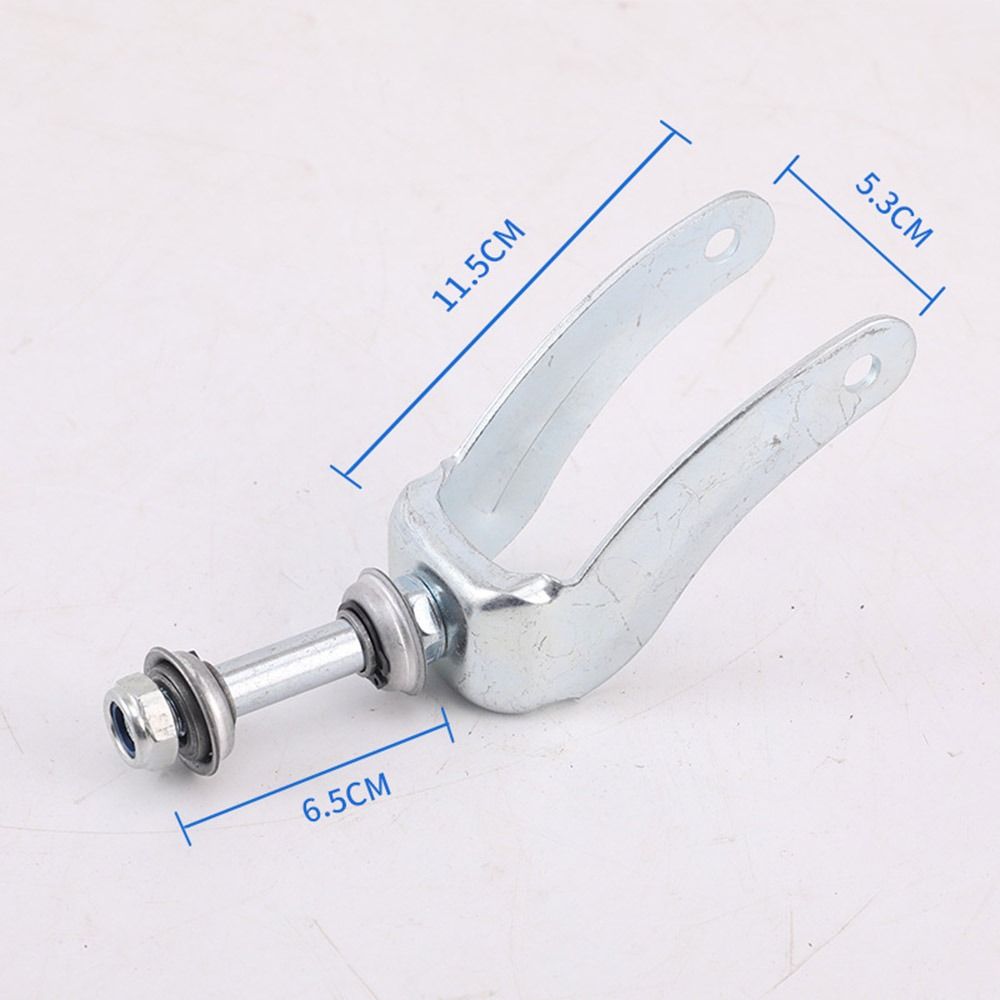 Wear-resistant Wheelchair Fork Steel Wheelchair Front Wheel Support  Wheelchair Accessories