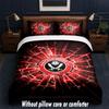 Sheffield United Calcio Design Set Biancheria da Letto 1 Copripiumino + 2 Federe Morbido Traspirante Biancheria da Letto per la Casa