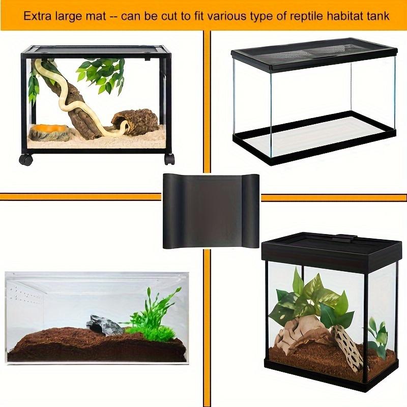 Mat for Reptile Terrariums, Suitable for Amphibians, Designed for Bearded Dragons, Leopard Geckos,Snakes,And Turtles.Cut To Size