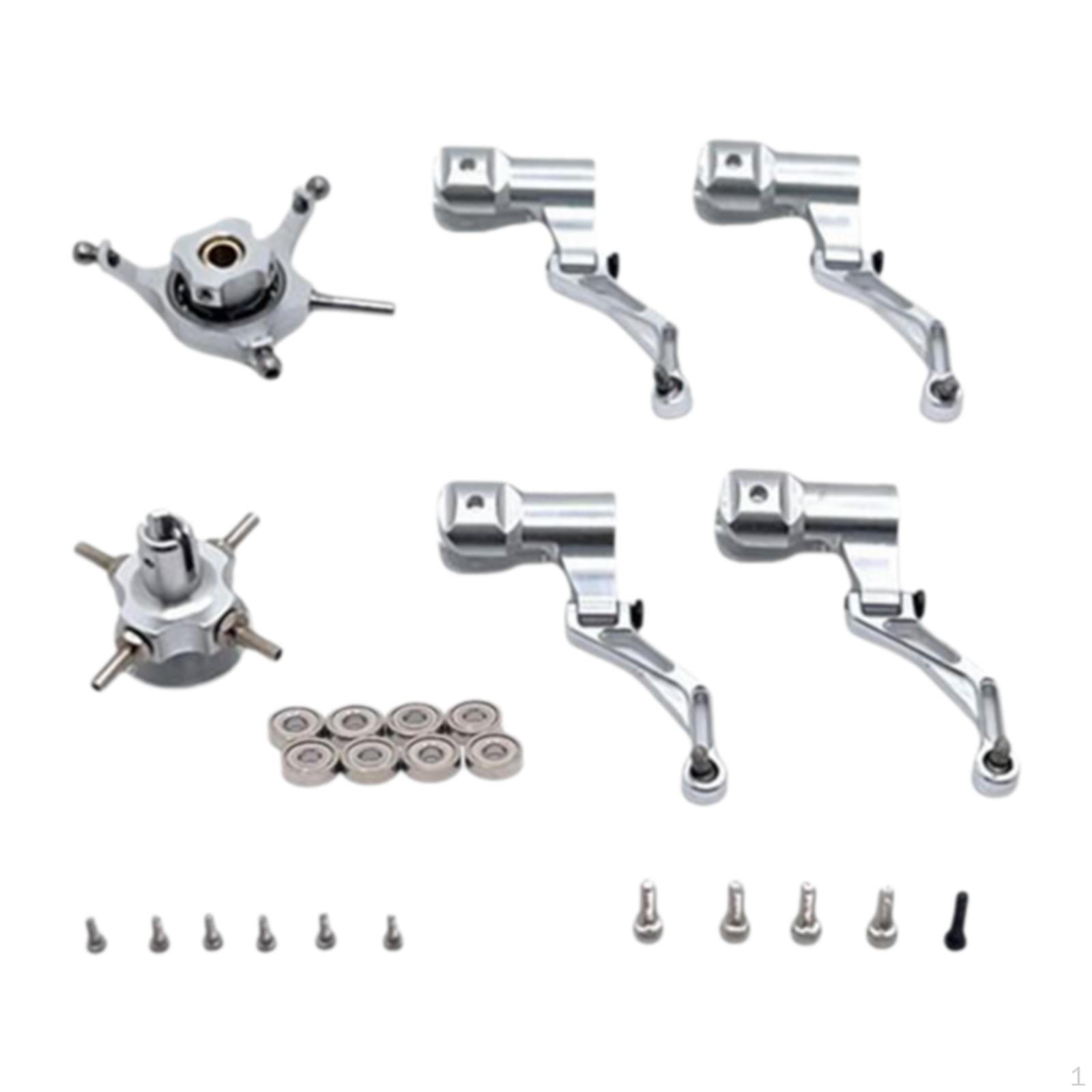 

Набір хрестоподібних пластин для радіокерованого гелікоптера, аксесуари для літака, запасна частина срібний