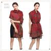 Thickened Paisley Jacquard Scarf Windproof Bohemia Poncho Hijab  Women/Men