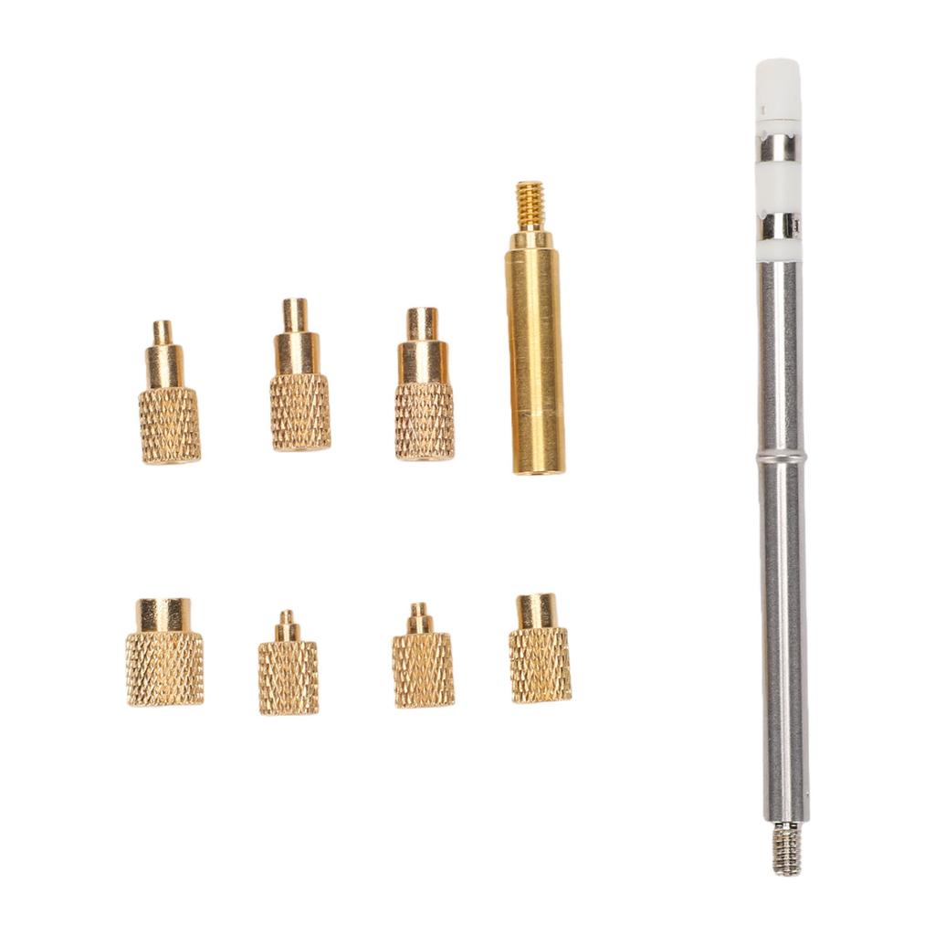 Heat Set Einsatz Kit M2 M3 M4 M5 M6 M8 Messing Rändelmutter für T65 SH72 SH73 Lötkolben