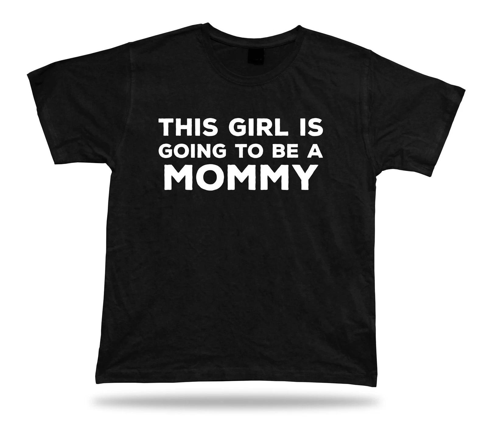This Girl Is Going To Be A mommy T Shirt mama mom Gift Tee Baby born family M