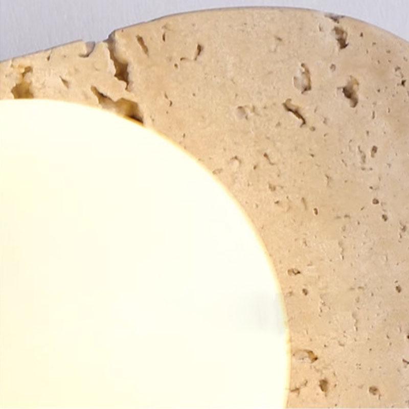 Retro Yellow Cave Stone Wall Light wabi-Sabi Japanese Style Simple Personality Bedroom Hallway Background Wall Decorative Lights