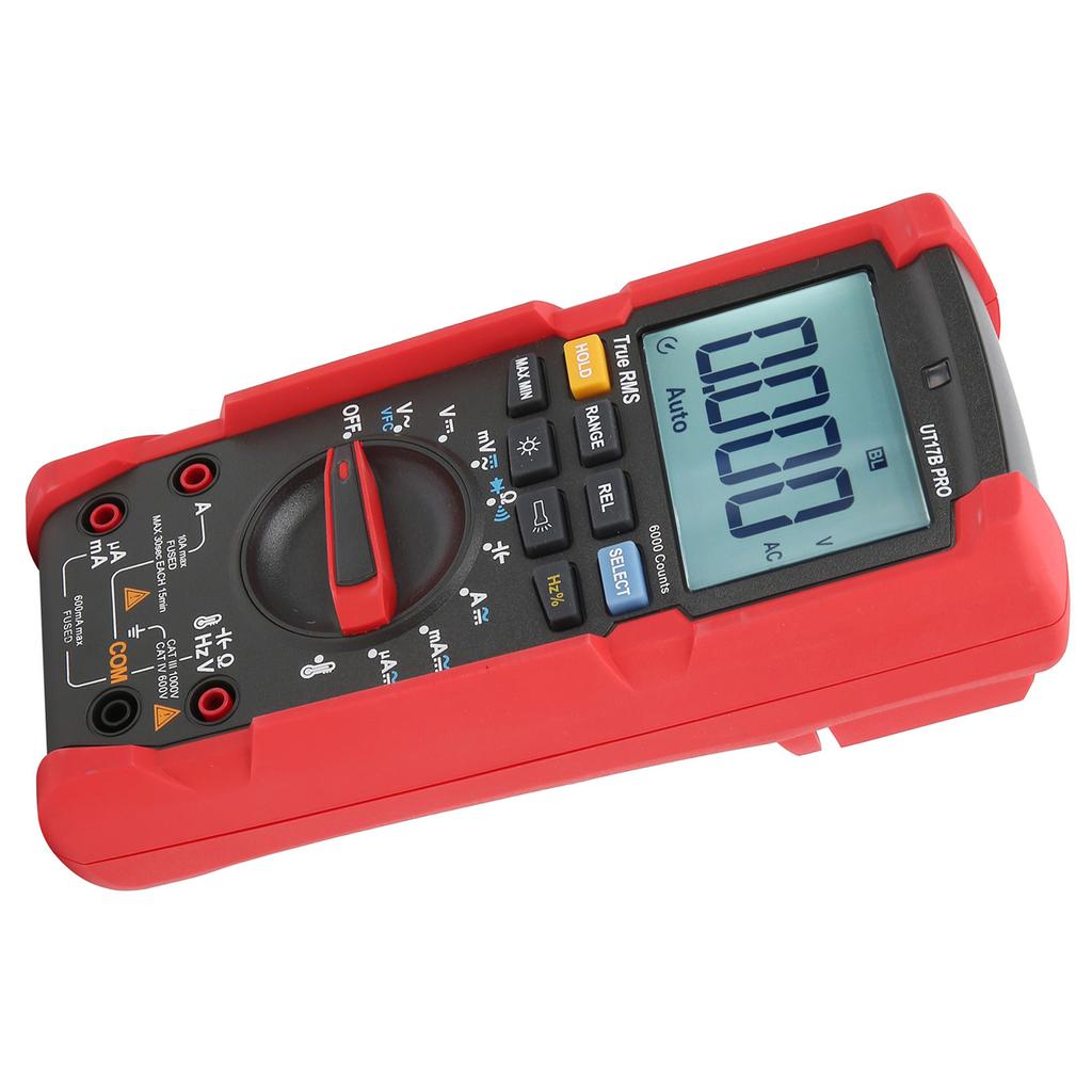 UT17B PRO Digital Multimeter True RMS ACDC Voltage Current Resistance Capacitance Tester
