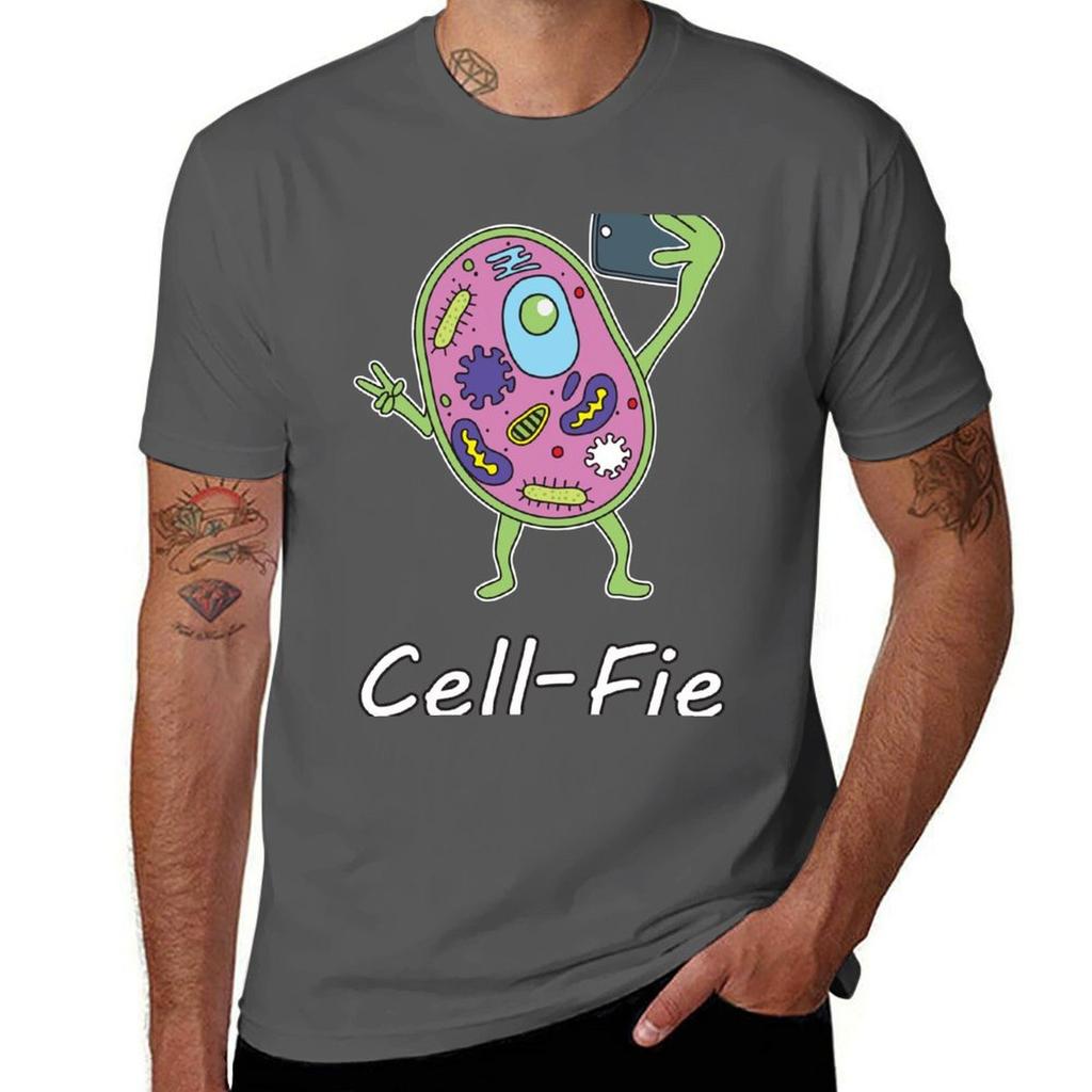 Cellfie Funny Science Biology Tshirt High Elasticity Sports Tee Shirt