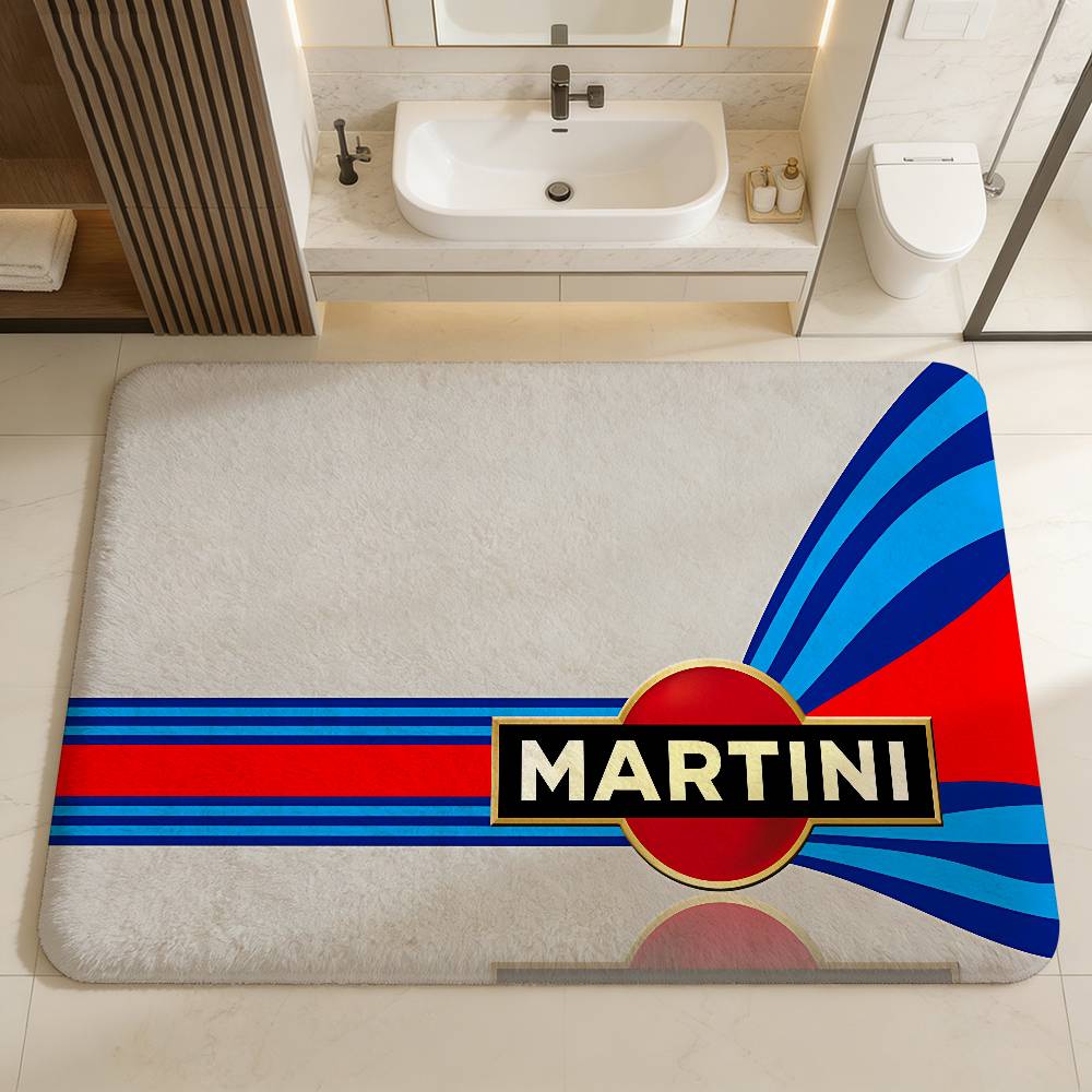 

Коврик для двери с логотипом M-Martinis Декор детской комнаты Спальни Балкона Противоскользящий коврик для двери Коврик для гостиной Ковер для зоны 40x60cm