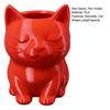 Cat Pen Holder, Cute Kitty Desk Organizer for Stationery Storage, Large Capacity Pencil Stand for Office Home, Creative Storage Box Gift