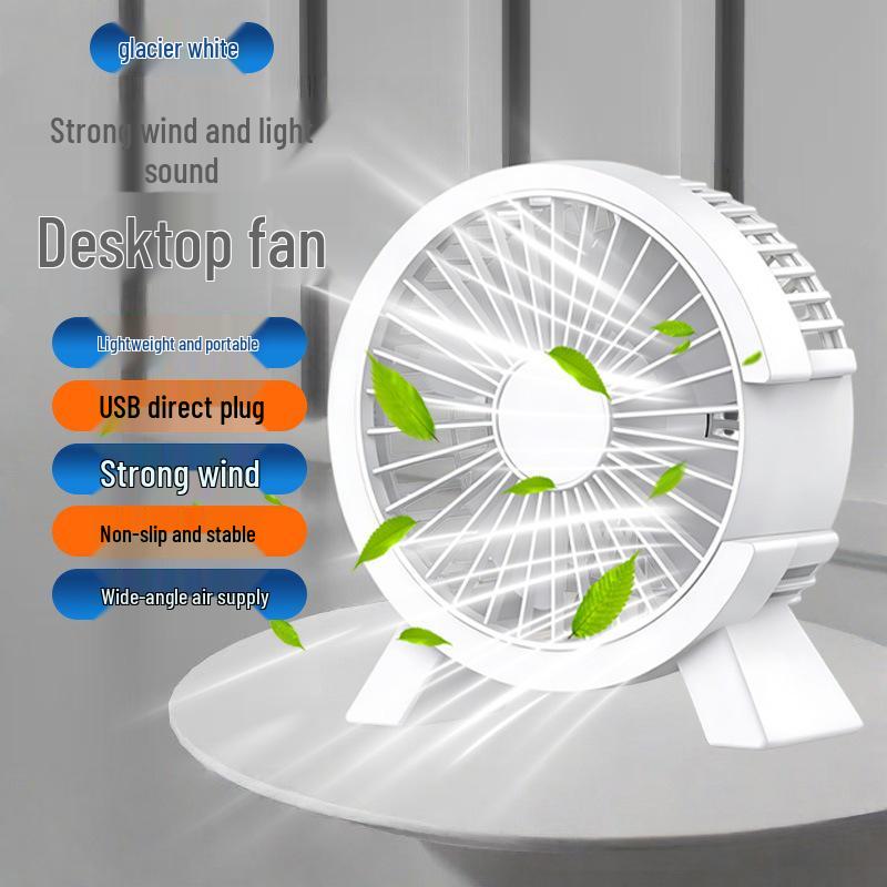 

Summer USB Cartoon Desktop Fan: Compact & Silent with Stable, Non-Tipping Design and Powerful Wind. Graphite Green [Powerful Wind + Plug and Use]