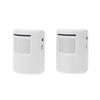 Smart Motion Sensor Alarm Wireless Doorbell Plug In Door Bell Home Security Infrared Detector Alert Kits with 2 PIR