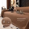 Waterproof Teddy Fleece Dustproof Sofa Cover - Anti-Claw, One-Piece Cushion Protector