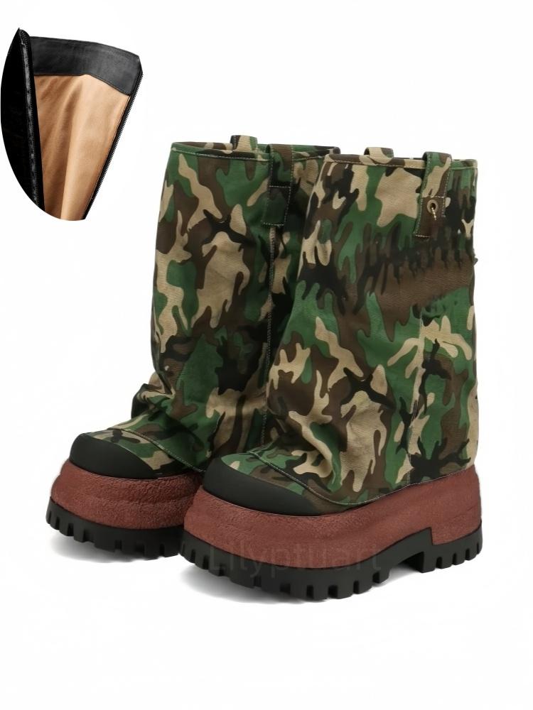 

Women s High Heel Thick Sole Retro Knight Boots | European & American Niche Versatile Banquet Dress Party Slip-On 41