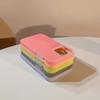 Silicone Fruit Juice Candy Color Phone Case for IPhone 15 14 13 12 Promax Liquid Jelly Trendy Full Cover 15promax Cute Simple