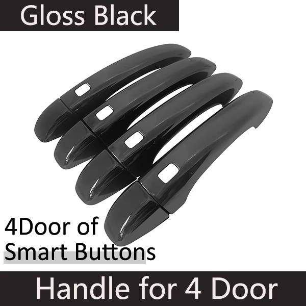 Door Handle Cover For Renault Arkana ~2024 Samsung XM3 Gloss Black Exterior Handles Cover Car Accessories Stickers