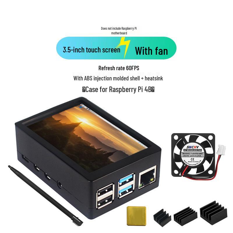 3.5" 60FPS Touch Display for Raspberry Pi 5/4B/3B+/Zero 2W