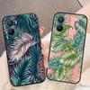 Vintage Banana Leaf Flower Cover Phone Case For VIVO S1 V17 V20 V21 V23 V23E V25 V25E V27 V27E V29 V29E V30 V30E V40 Case Funda