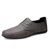 Sommer Herrenschuhe Business Casual Schuhe, Atmungsaktive Lederschuhe Leichte Herren Sojabohnenschuhe, Übergröße Schuhe Mode Weiße Schuhe