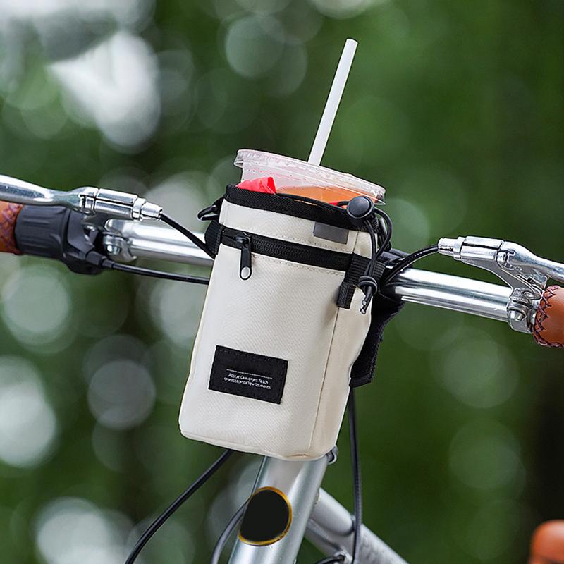 Bicycle Cup Holder Storage Bag Portable Waterproof Water Bottle Bag Road Bicycle Bag Camping Cup Storage Bag Waterproof