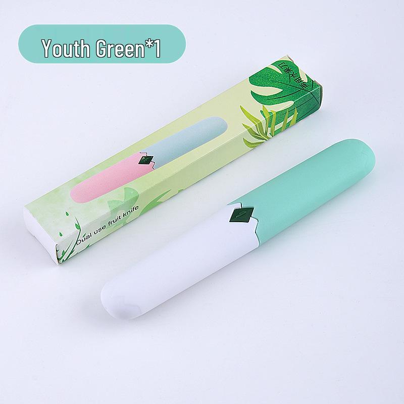Stainless Steel 2-in-1 Double-Headed Fruit Knife & Peeler - Multi-purpose Melon Grater & Portable Outdoor Tool