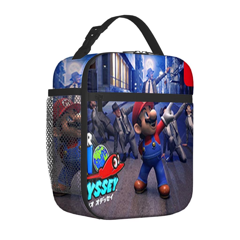 Cartoon Lunch Bag Bento Bag Fully Printed 3D Digital Thermal Insulation Bag Portable Outdoor Children'S Picnic Bag