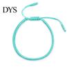Braided Unisex Bracelet Solid Color Handmade Rope Lucky Bangle Jewelry for Party