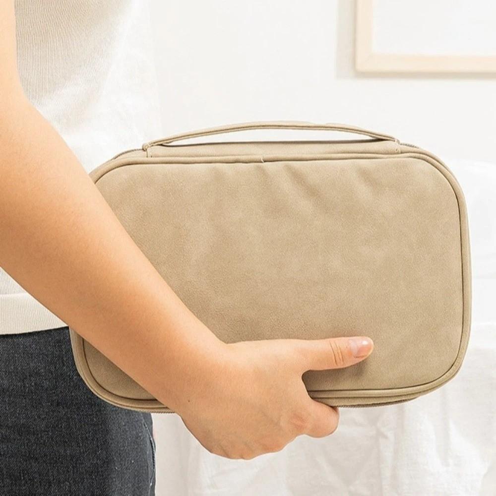 PU Leather Jewelry Storage Bag Multi-functional Jewelry Carrying Case  Travel Use