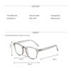 Classic Transparent Computer Glasses Frame Women Men Anti Blue Light Blocking Glasses Optical Glass Lenses  Male
