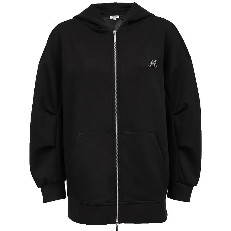 

VEROMODA Women s 2025 Autumn Pleated Sleeve Loose Fit Hoodie L