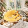 Removable Bird Water Food Bowl Stain-Resistant Bird Cage Bowl Practical Parrot Feeder  Aviary