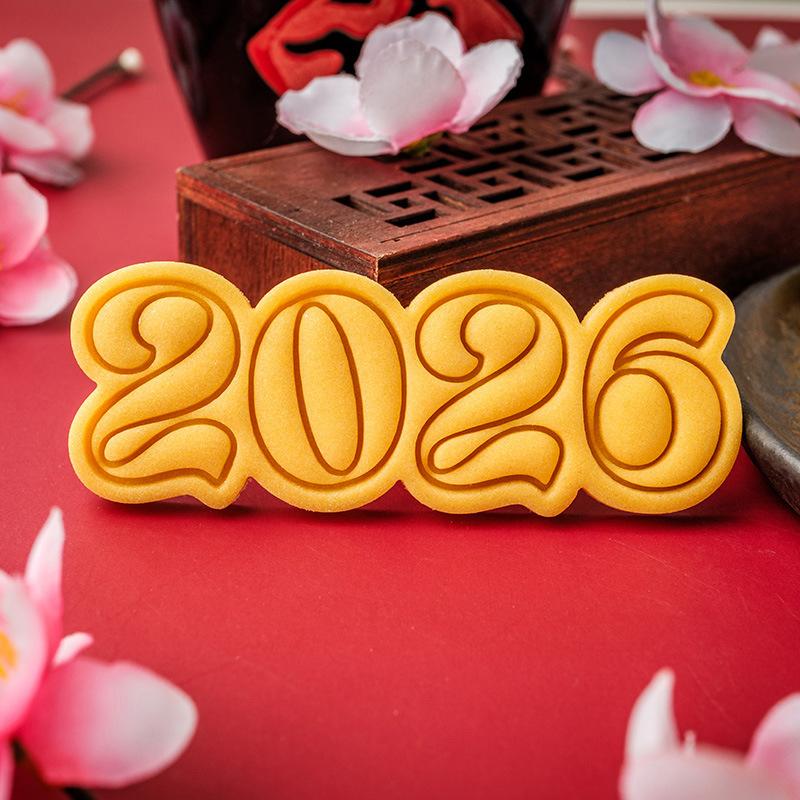 2026 Year Of The Horse Cookie Cutter Plastic Horse Mold For Fondant Biscuits Easy Release Design Diy Cookie Stamp Bakery Tools
