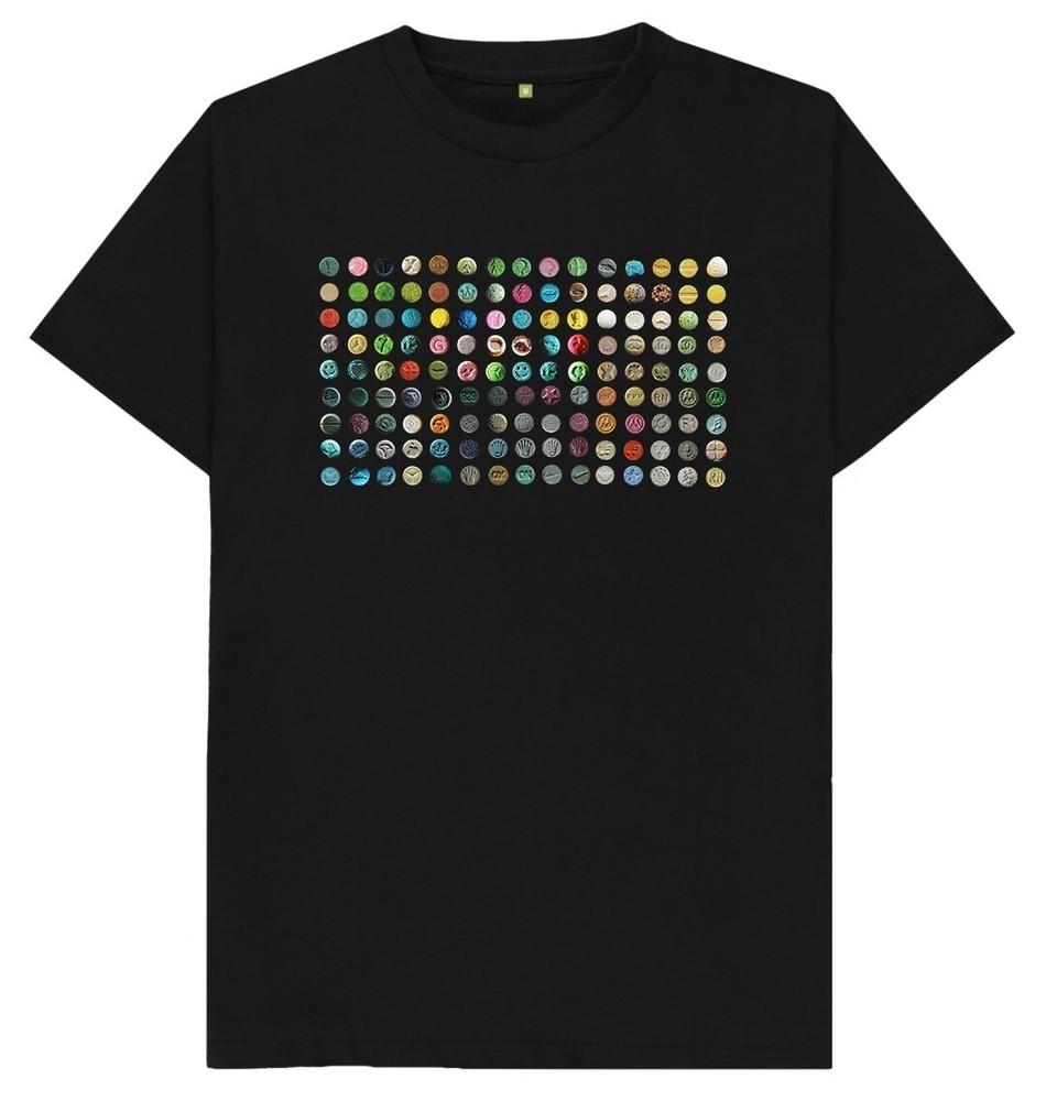 

Ecstasy Pills Raving Clubbing Festival Music Acid Trippy T Shirt 3XL