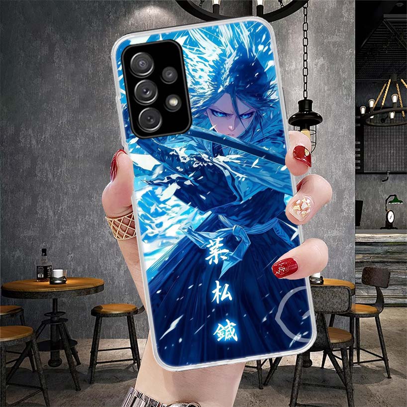 Bleach Kuchiki Rukia Soft Phone Case For Samsung Galaxy A12 A22 A32 A52 A72 A02S A51 A50S A71 A70 A31 A20S Note 20 Ultra S10 A10