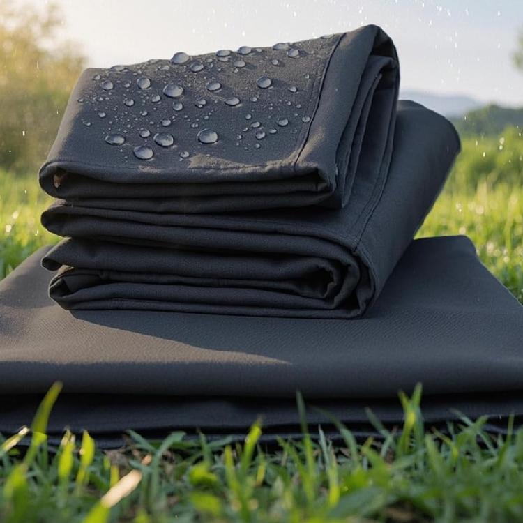 Black Dumbbells Stand Dust Cover for Training Spaces, Slip Over Oxford Fabric Cover That Helps Limit Direct Contacts with Settling Dust