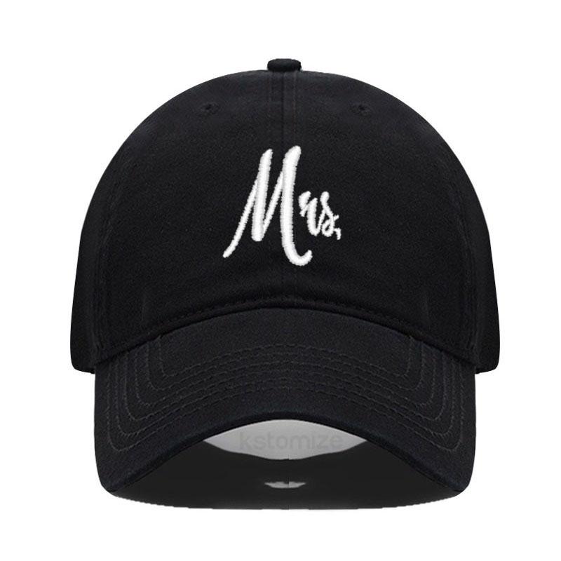Passender Herr. & Frau. Baseballkappe Herren Damen Baumwolle Stickerei Sport Golfkappen Brautgeschenk Frischvermählte Flitterwochen Hochzeitsgeschenk