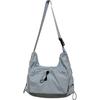 Lightweight casual pleated messenger bag women's trend tooling cotton drawstring shoulder bag Mori simple commuter tote bag