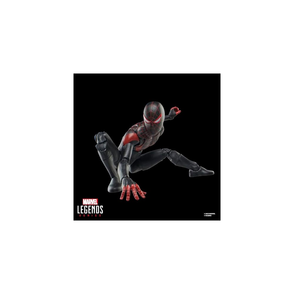 Hasbro Marvel Legends Ultimate Miles Morales Action Figure 15 Cm with Comic Accessories