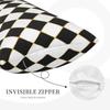 Abstract Checkerboard Rectangle Pillowcase Cushion Cover Decorative Bedroom Bed Home Comfort Throw Pillow
