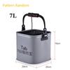 Eva Fishing Bucket 4L Folding Fetch Water Collapsible Multifunctional Fish Live Bait Container for Carp Fishing Accessory Tackle