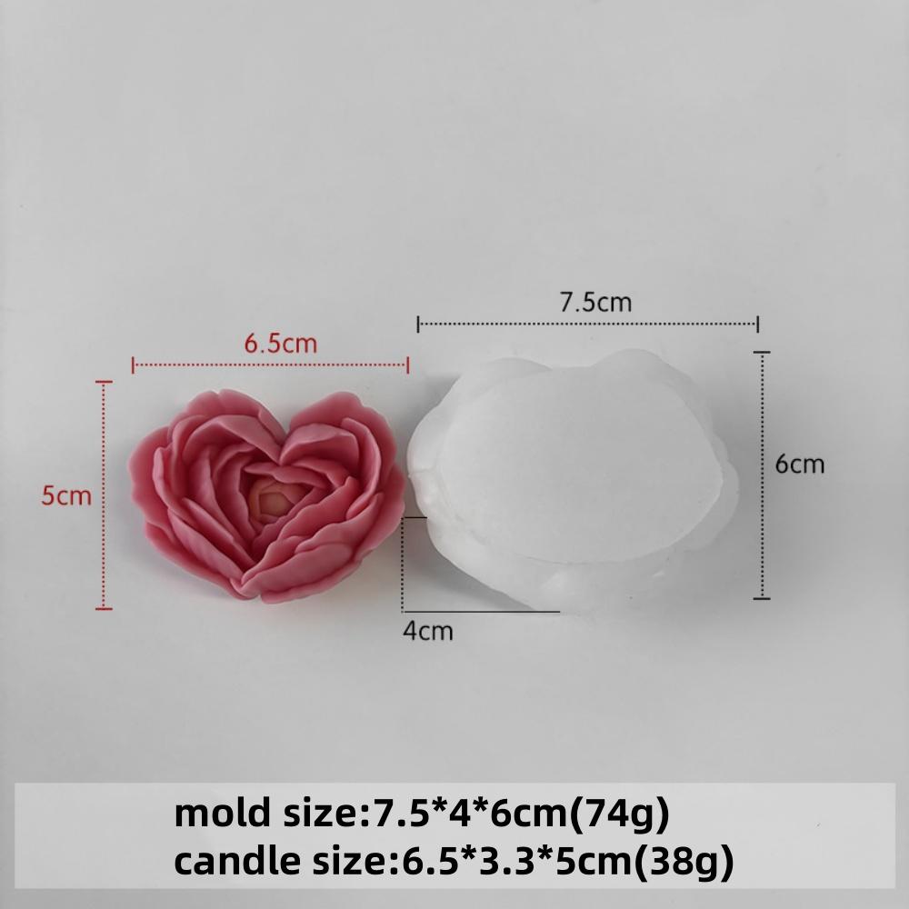 

3D Jasmine Cake Mold Silicone Soft Baking Tool for DIY Rose Resin Art Decoration Fragrance Production