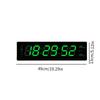 Wall Hanging Alarm Clock Dorm Farmhouse Studio Teens Dorm Led Digital Clock