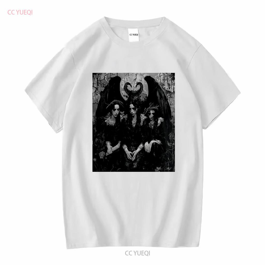 Lilith T Shirt Succubus Demonic Angel Long or Short Sleeves Vintage Washed Comfortable Streetwear Breathable Versatile