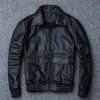 Flight Jacket 100% Cowhide Leather Jacket Men Pilot Air Force Coat Aviator Bomber Jacket Man Winter Coat Male Clothing