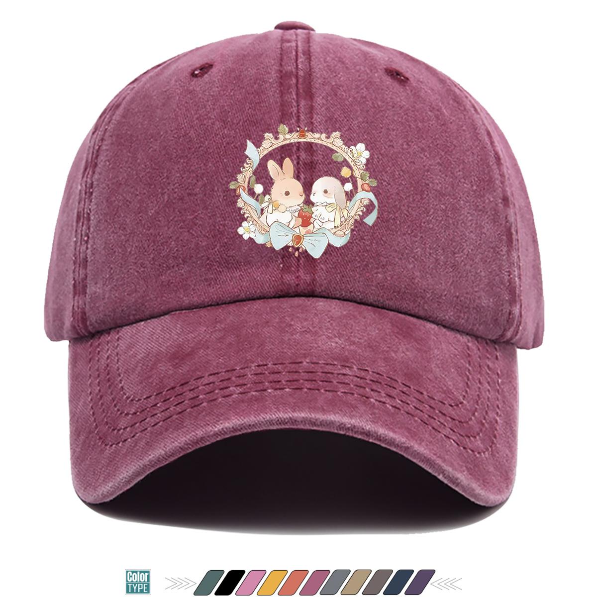pc pcs Cute Strawberry Baseball Cap with Two Print Adjustable Buckle Closure Lightweight Breathable Cap Suitable for Outdo 1pc