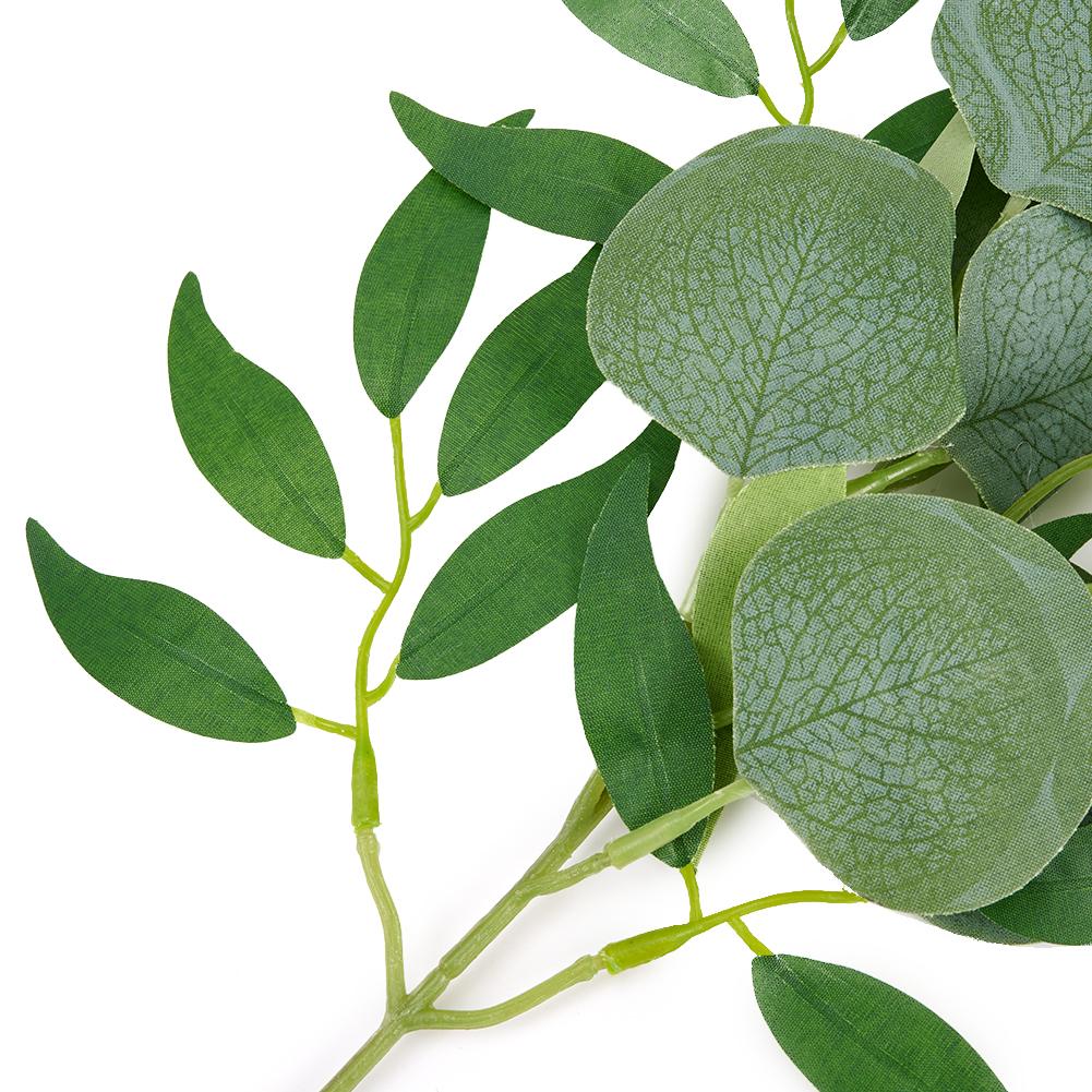 

1 Pcs Brand New DIY Decoration Fake Vines Artificial Eucalyptus Garland Fake Eucalyptus Leaves Sturdy Silk And Plastic Balcony China Mainland